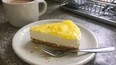 No-Bake Lemon Cheesecake with Mascarpone – zesty, creamy and set in the fridge