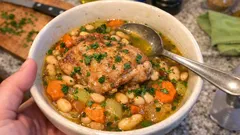 Easy Chicken & Haricot Bean Casserole – a simple one-pot dinner for busy nights