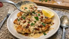 Creamy ‘Marry Me’ Chicken – a one-pan dinner with sun-dried tomatoes and parmesan