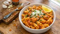 Creamy Cajun Chicken Pasta – quick tomato-cream sauce with parmesan and lemon