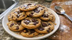 Chewy chocolate chip cookies with crisp edges — the no-fuss dough (plus an overnight chill option)